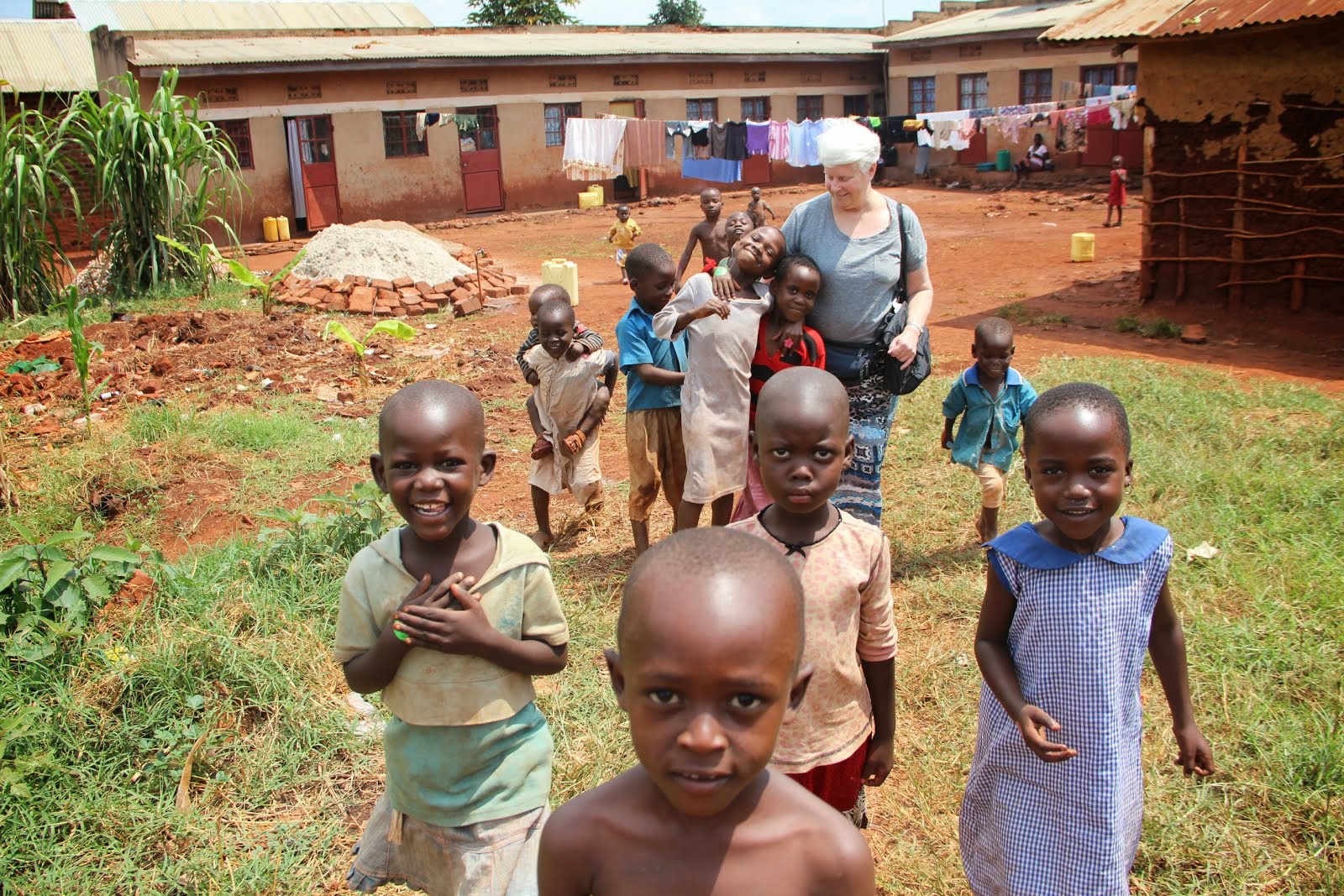 Susan with the mini Bible Club