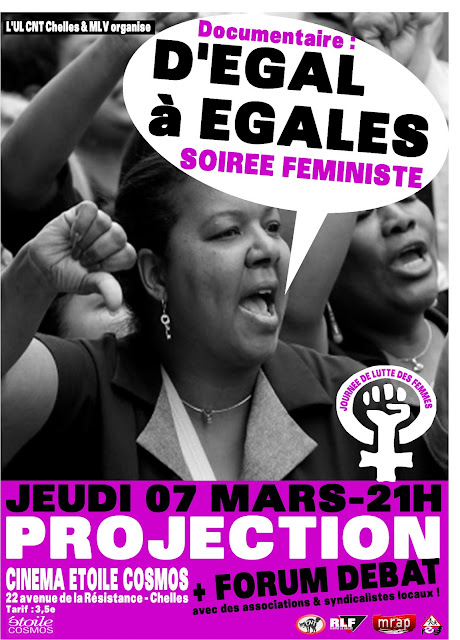 Le féminisme ,une lutte toujours pacifiste? Soiree+feministe+-+7+mars+-+ul+cnt+chelles+&+mlv