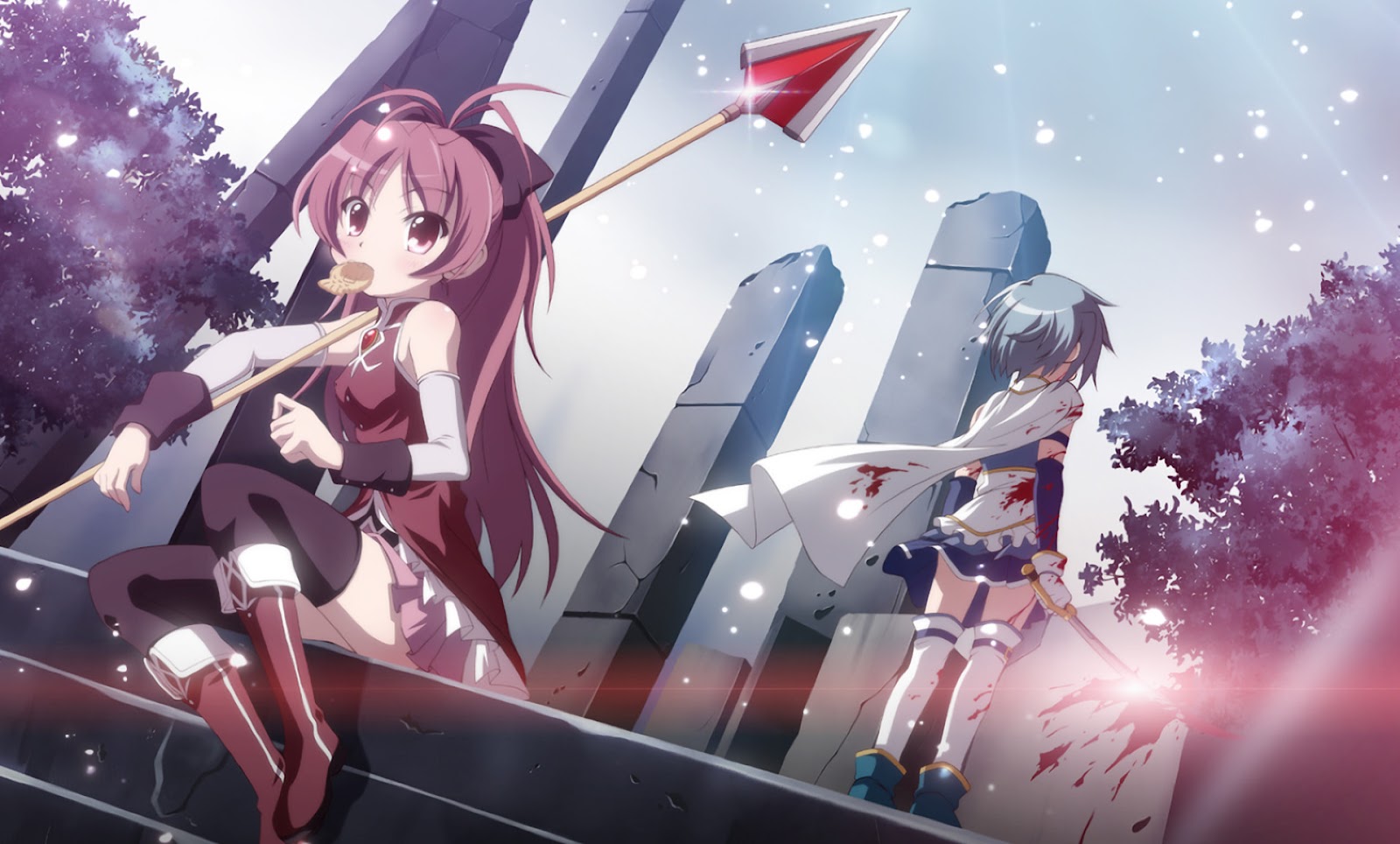 spear girl madoka spear girl madoka
