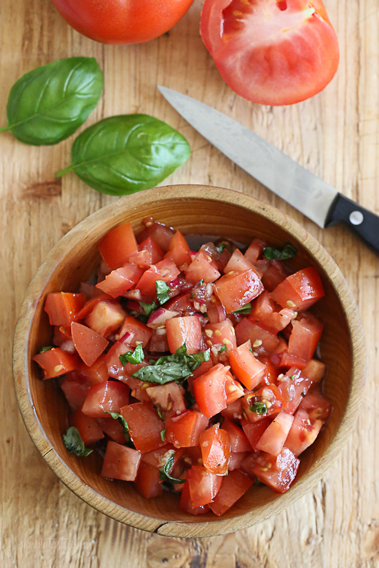 Grilled Chicken Bruschetta Grilled Chicken Bruschetta – a delicious, light summer dish!