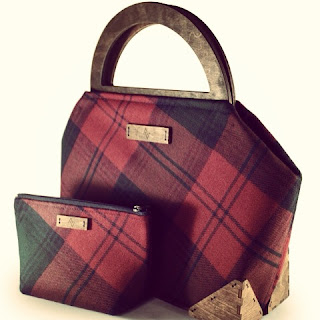 Custom Framed Lindsey Tartan Handbag