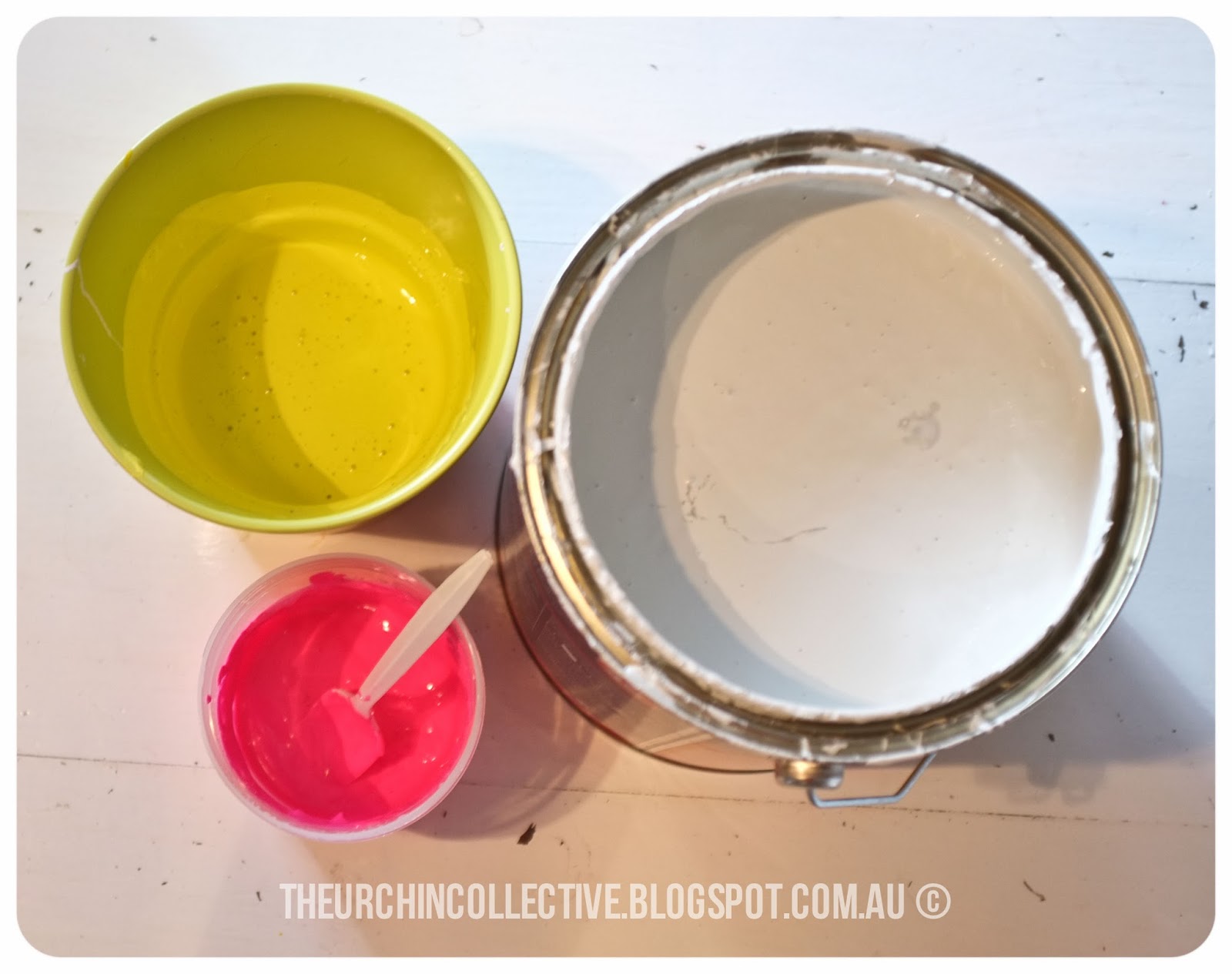 The Urchin Collective DIY Paint Dipped Jars + Bottles
