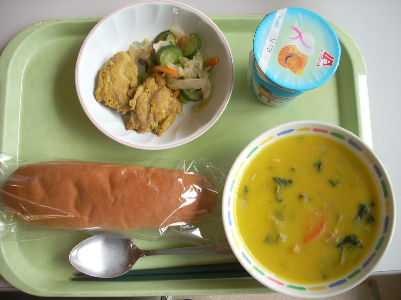 玉城わかば 給食紹介 7月 2012