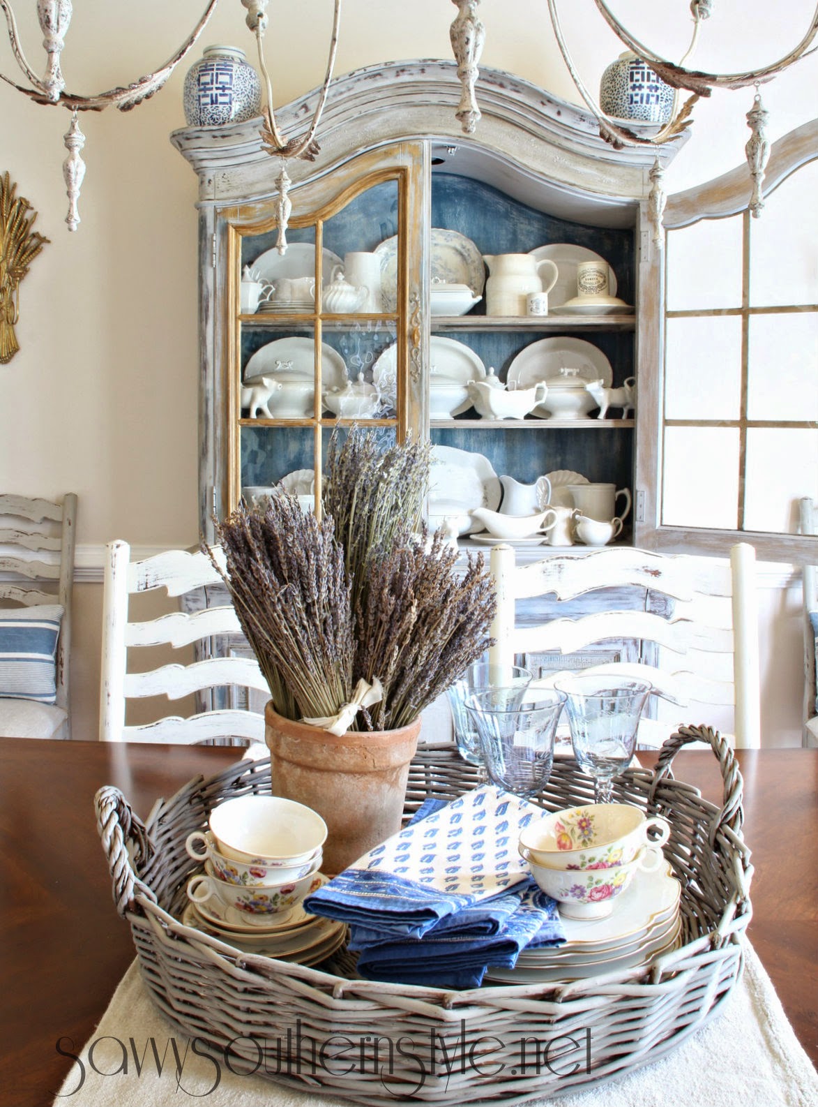Savvy Southern Style Country French Centerpiece