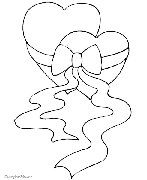 Valentine Heart Coloring Pages