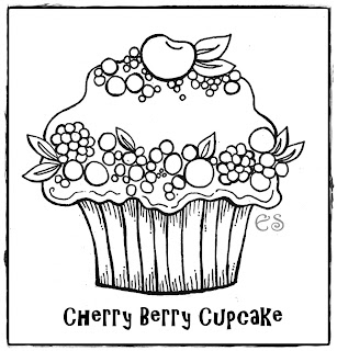 Cupcakes Coloring Pages