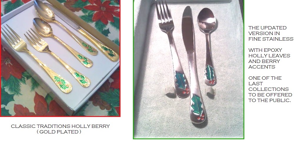 This and That CHRISTMAS COLLECTIBLES GOLD FLATWARE