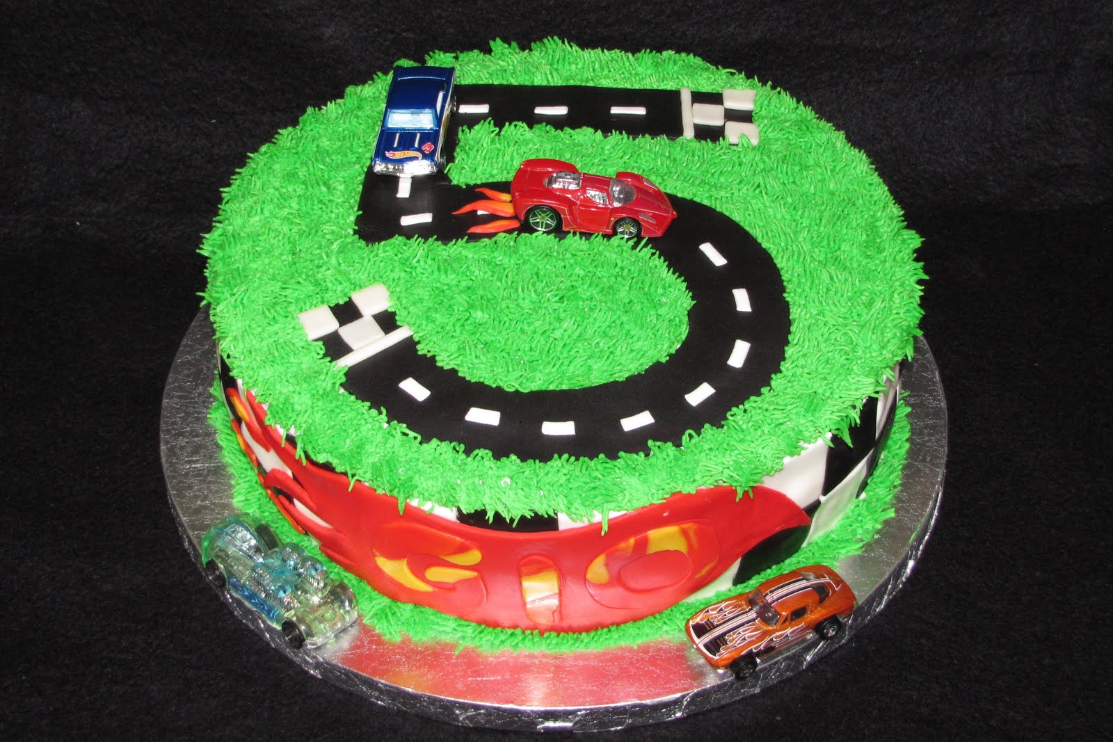 Baked With Love by Lisa: Hot Wheels Cake
