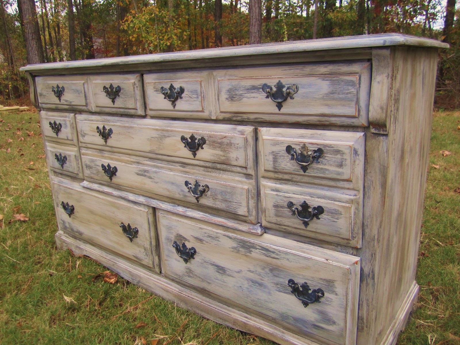 Restored "chic" ~designs by Brie: crackle finish dresser