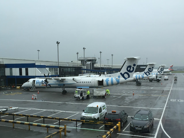 Flybe planes at airport