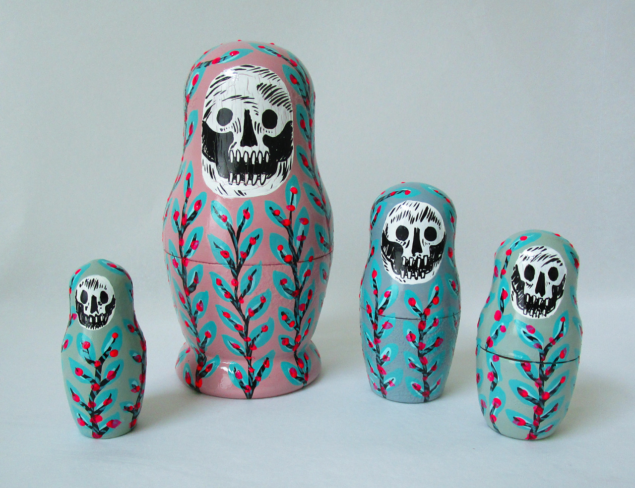 skeleton nesting dolls