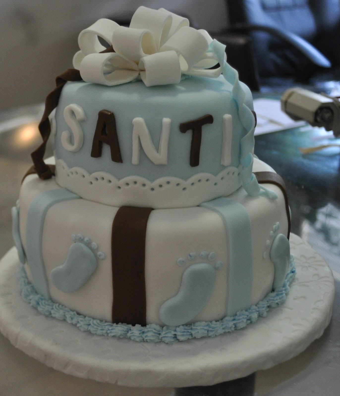 Cakes R Us: Baby Boy Baby Shower Cake