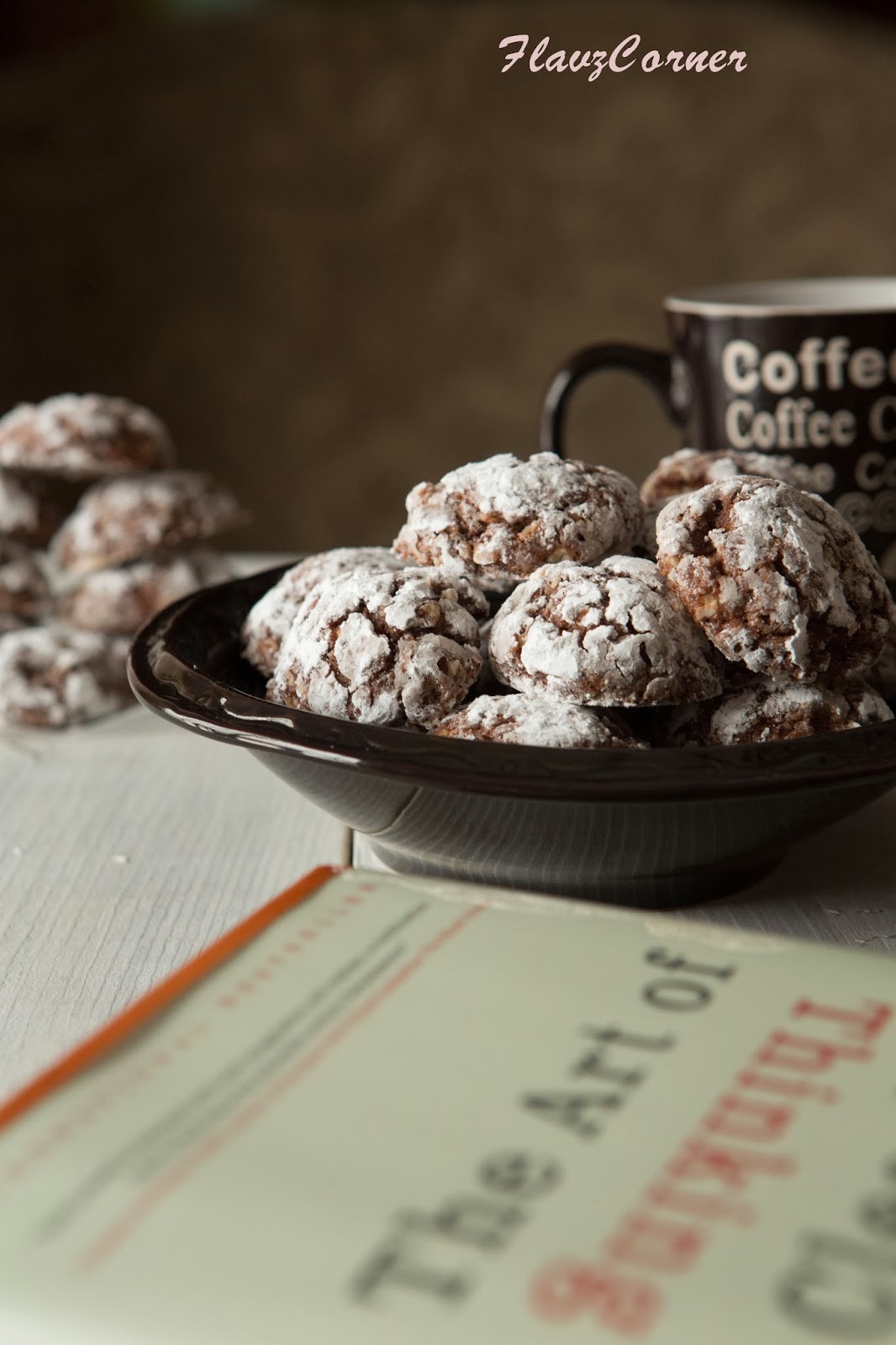 Chocolate Cottage Cheese Crinkle Cookies