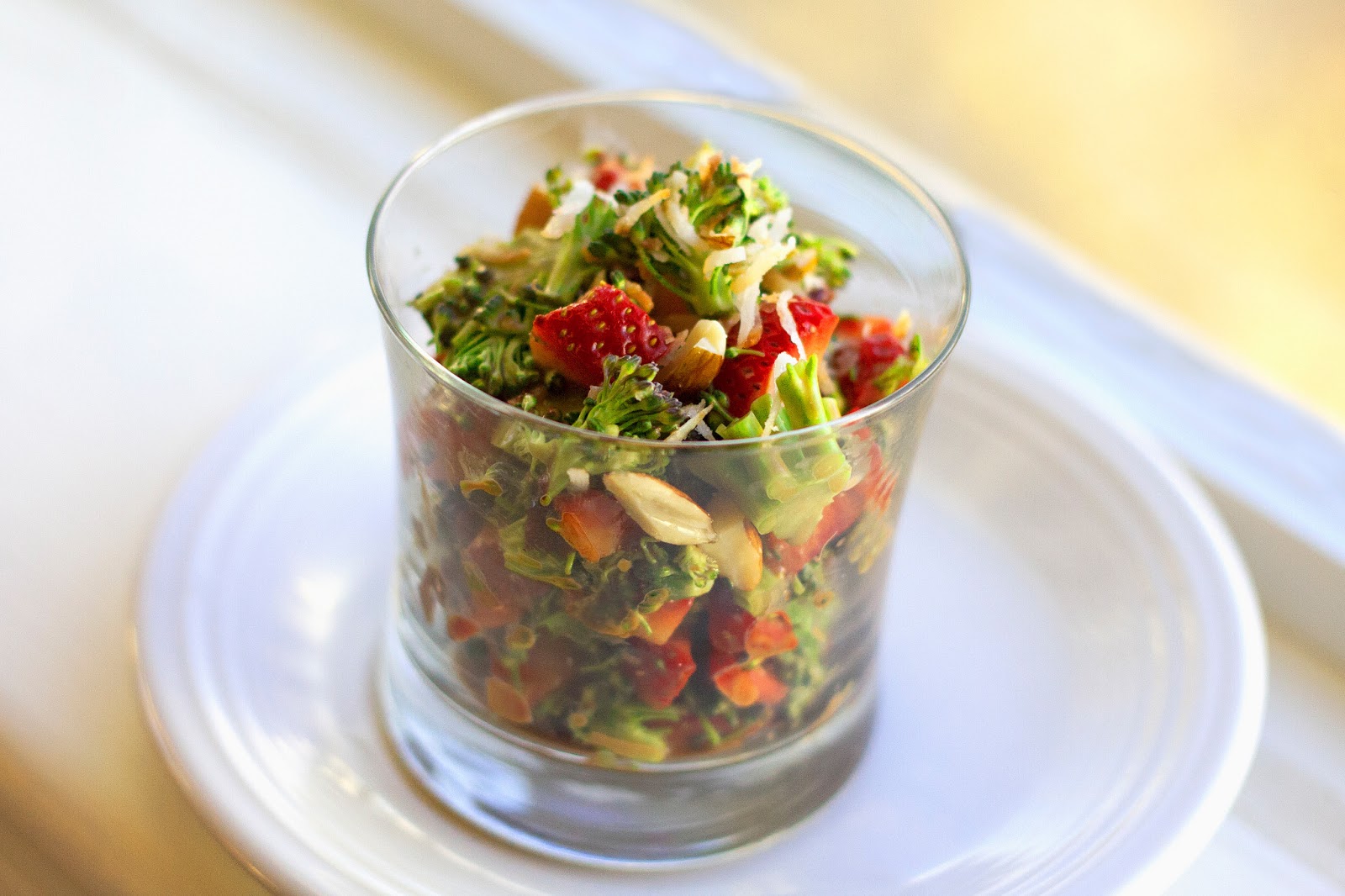 Little Kitchen Balsamic Strawberry & Broccoli Salad