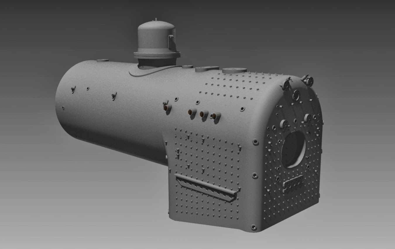 First Welded Steel Boiler For An NG/G16 Class Garratt! Puffing Billy