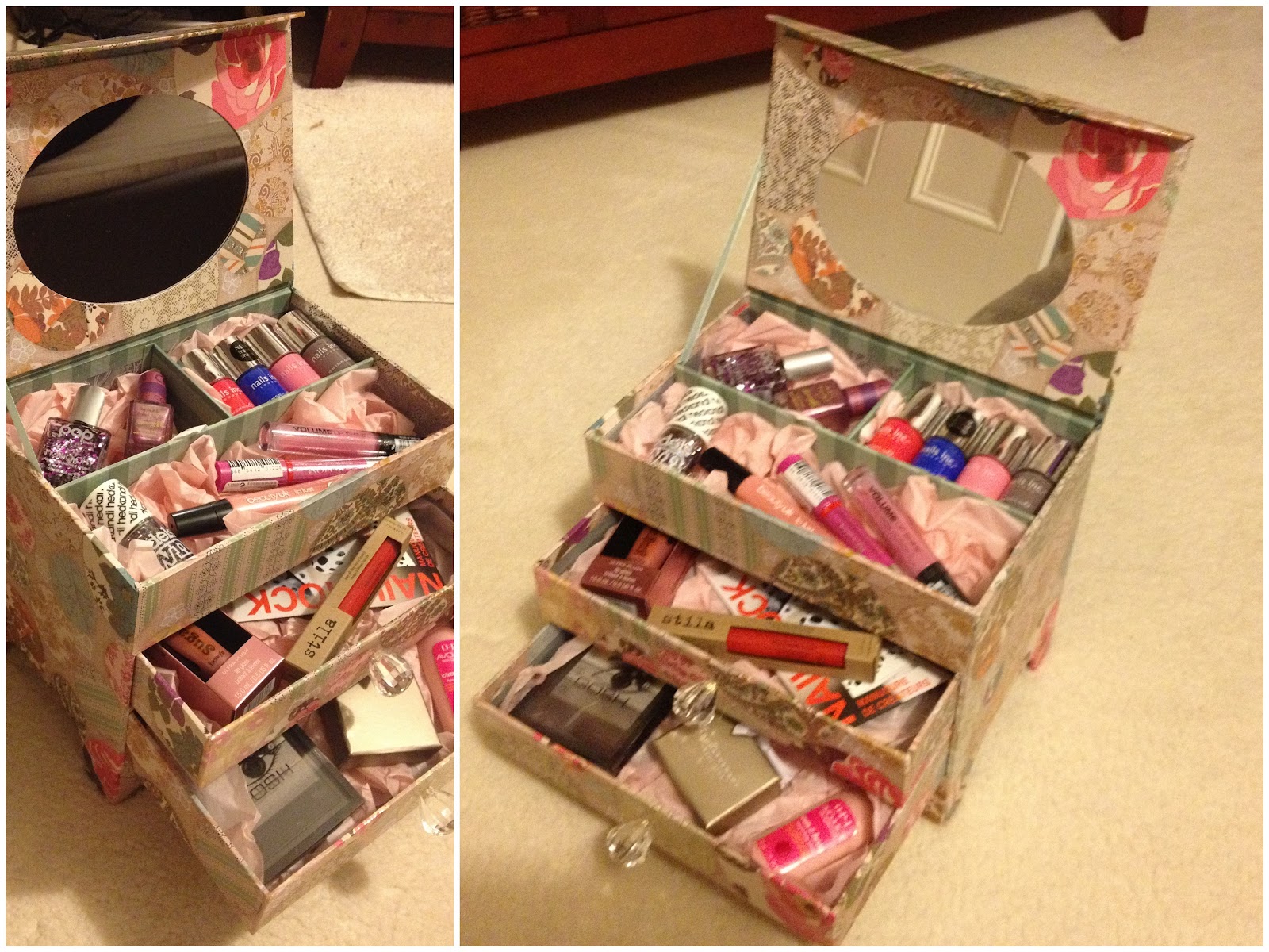 Pretty new storage boxes from TK Maxx flutter and sparkle