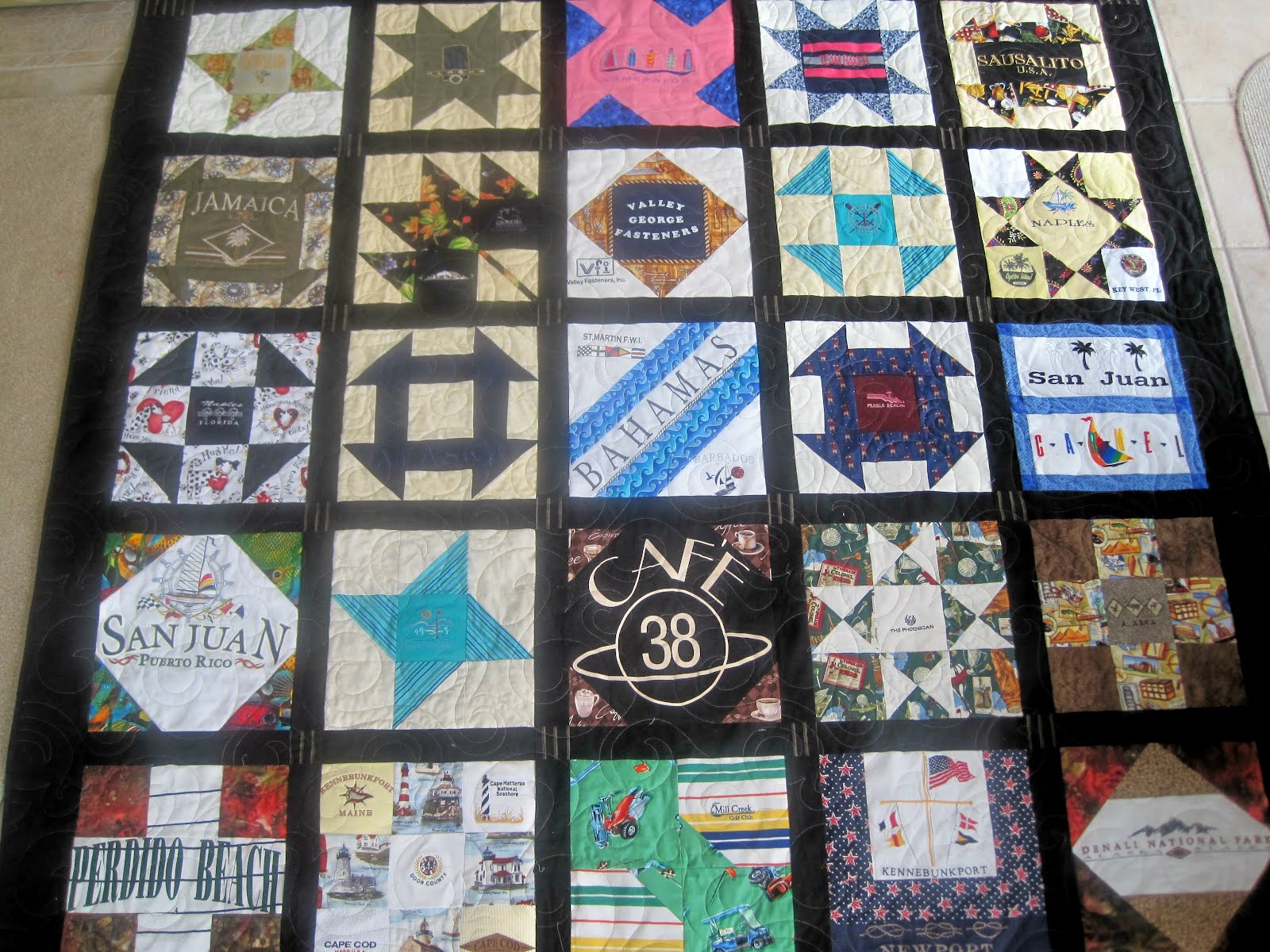 Finely Finished Quilts Jeanne's Memory Quilt