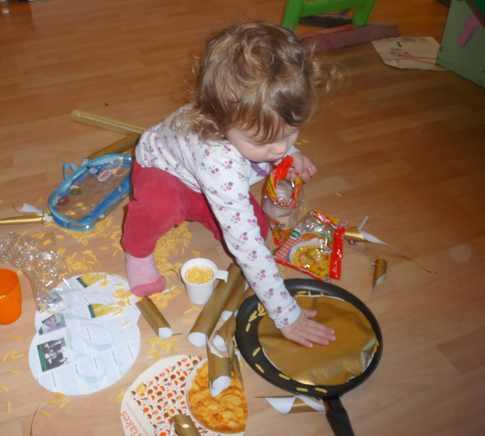 This is how we learn Spanish... Pancake Day again)