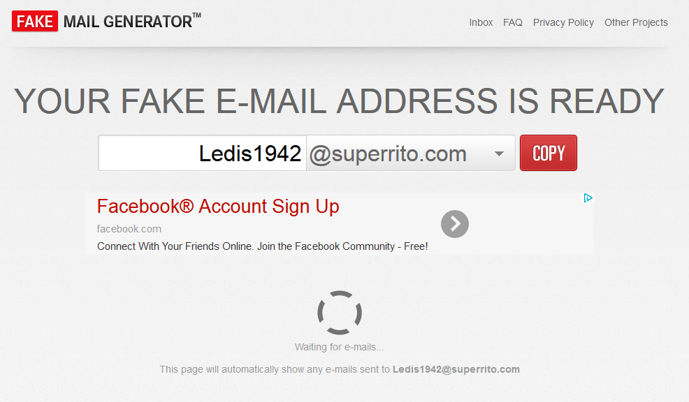 Top 7 Sites To Create/Generate Disposable Fake Email Address