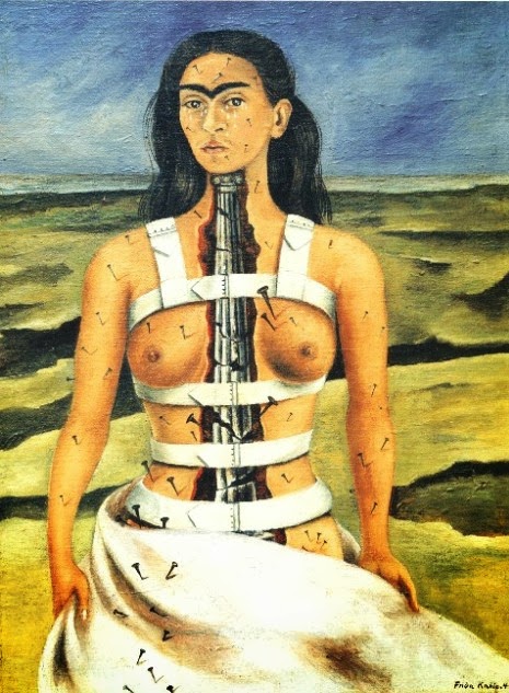 Frida-Kahlo-The-Broken-Column+tableau+co