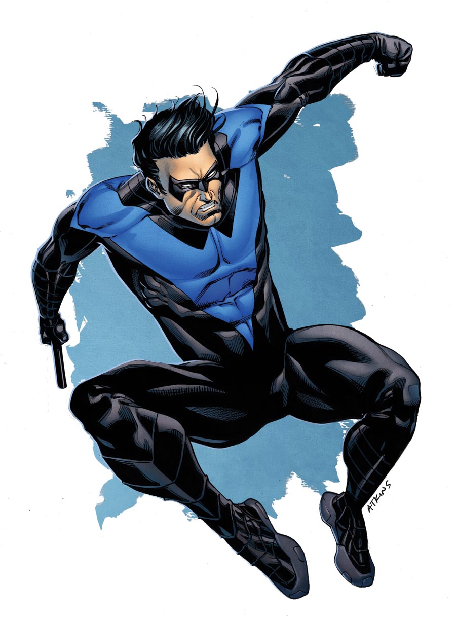 Robert Atkins Art: Nightwing colored...