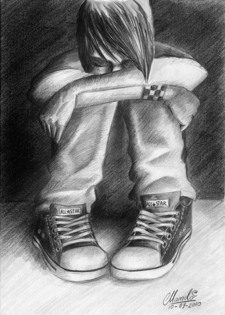 free desktop wallpapers: Sad emo boys wallpaper