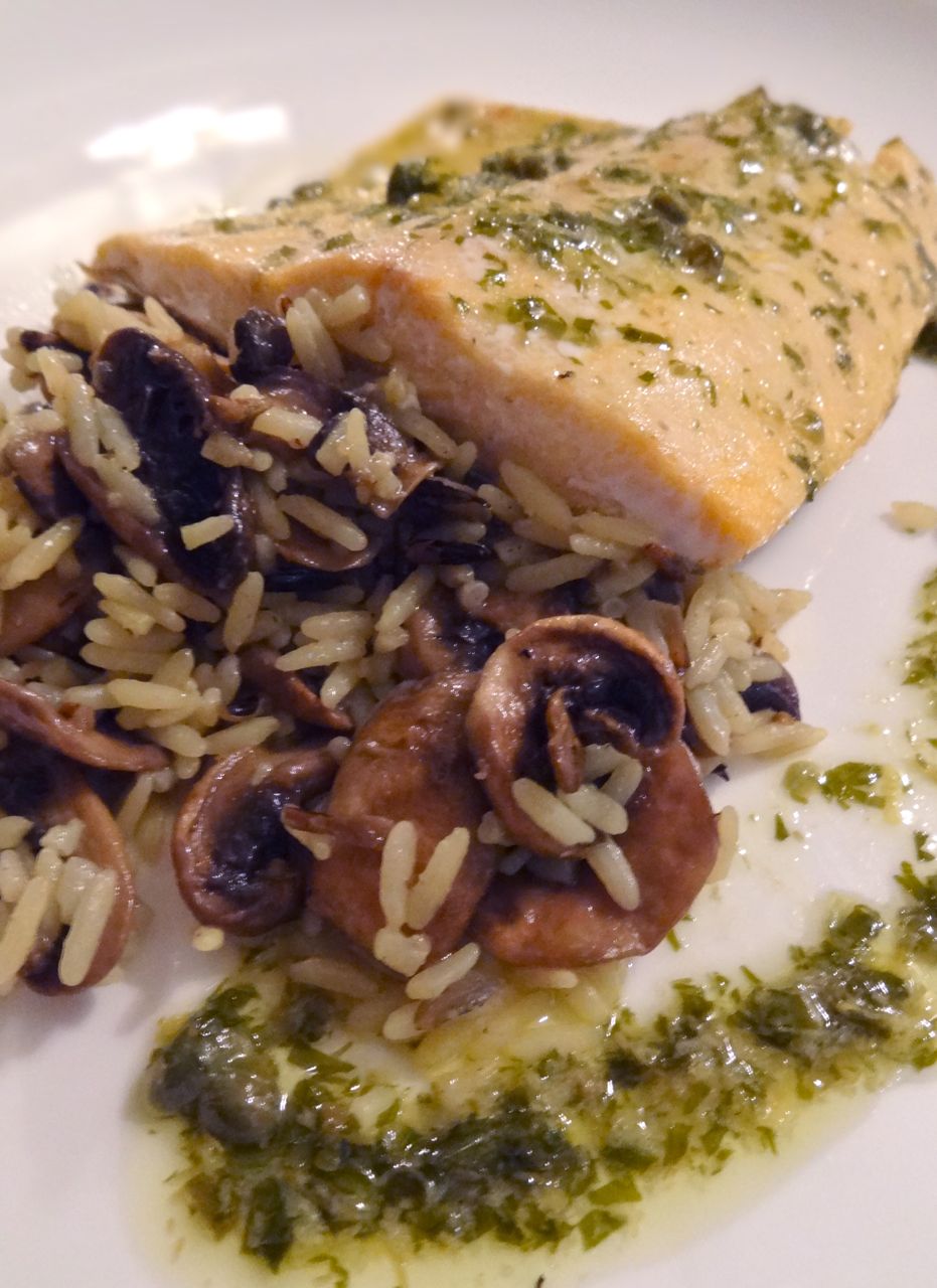 Scrumpdillyicious Rainbow Trout with Lemon Caper Butter Sauce