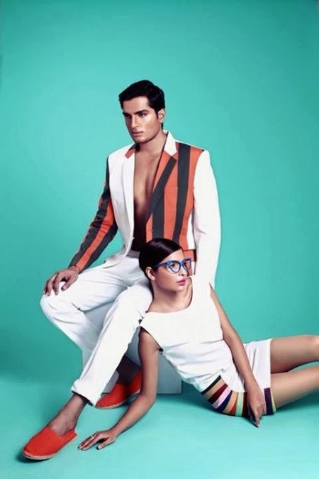 Deepak And Fahad New Stylish Winter Dresses Collection 2014 For Men & Women Deepak And Fahad New Stylish Winter Dresses Collection 2014 For Men & Women