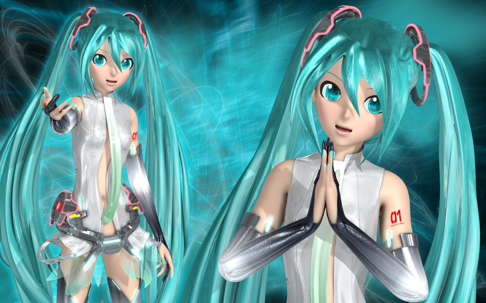 Порно 3д Мику