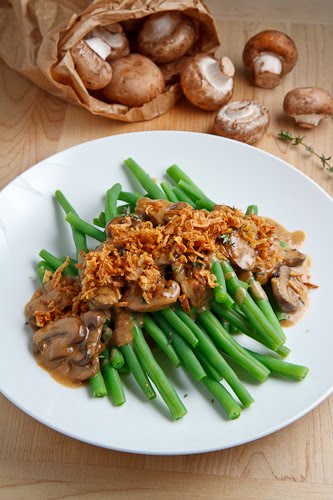 Deconstructed Green Bean Casserole