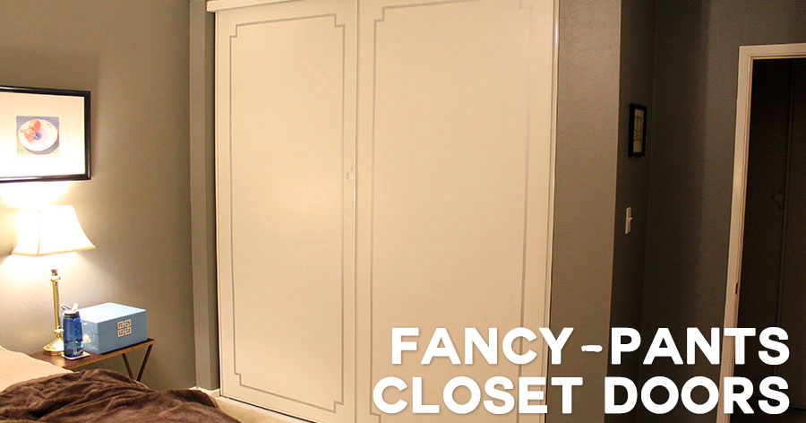 Tiny Ass Apartment Fancy Pants Closet Doors With Washi Tape