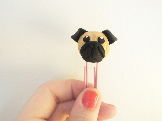 DIY Pug Bookmark