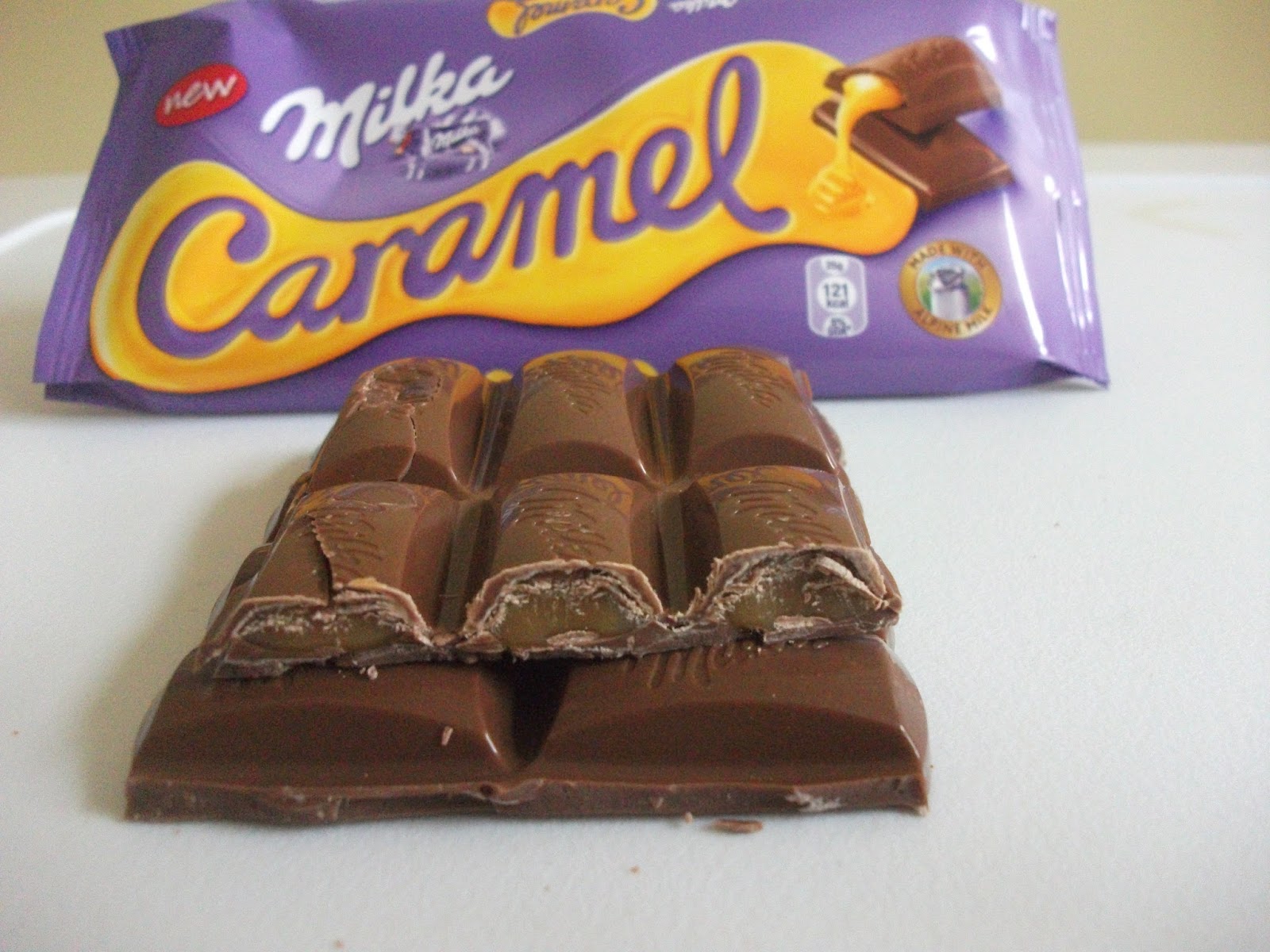 Milka Caramel Review Polish Version