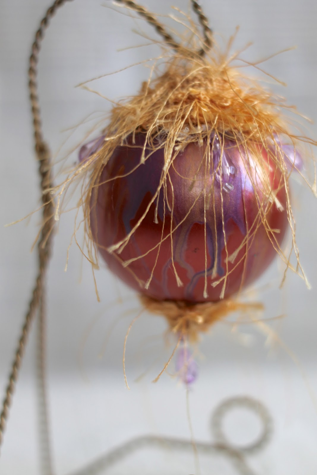 Where Your Treasure Is Painting and Decorating Glass Christmas Bulbs