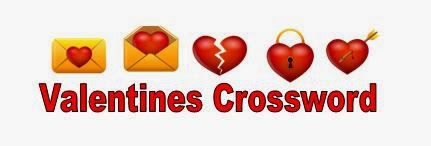 Valentines Crossword For Kids
