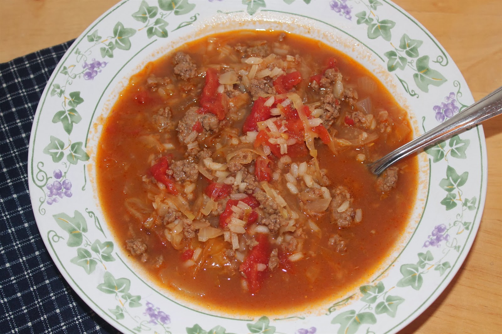 Savory Moments Cabbage roll soup