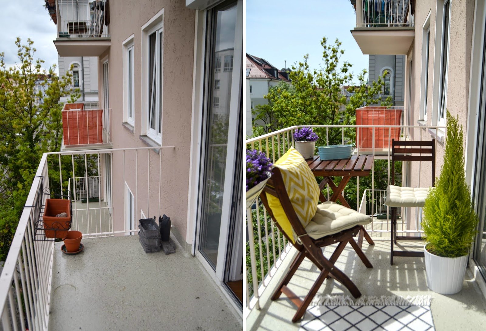 Apartment balcony makeover: balcony chic big medium tiny. simple ...