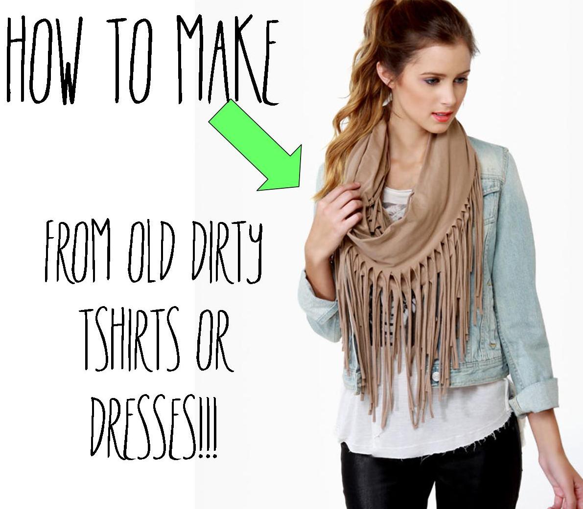 Screwdrivers and Stethoscopes DIY Infinity Fringe Scarf