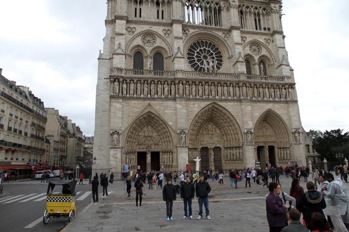 We enjoyed sightseeing in France.