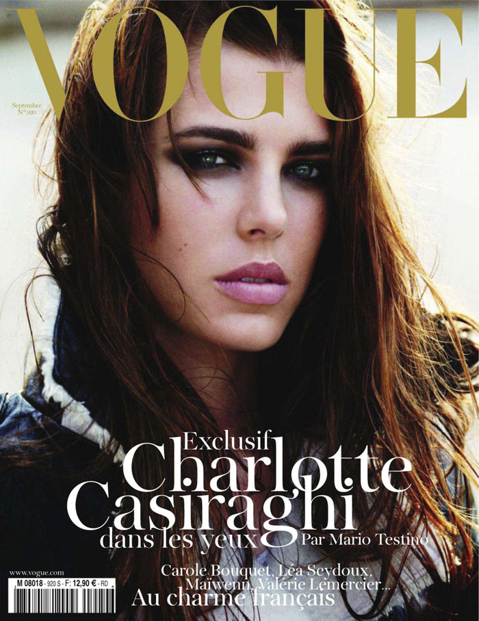 Charlotte Casiraghi Covers Vogue Paris September 2011