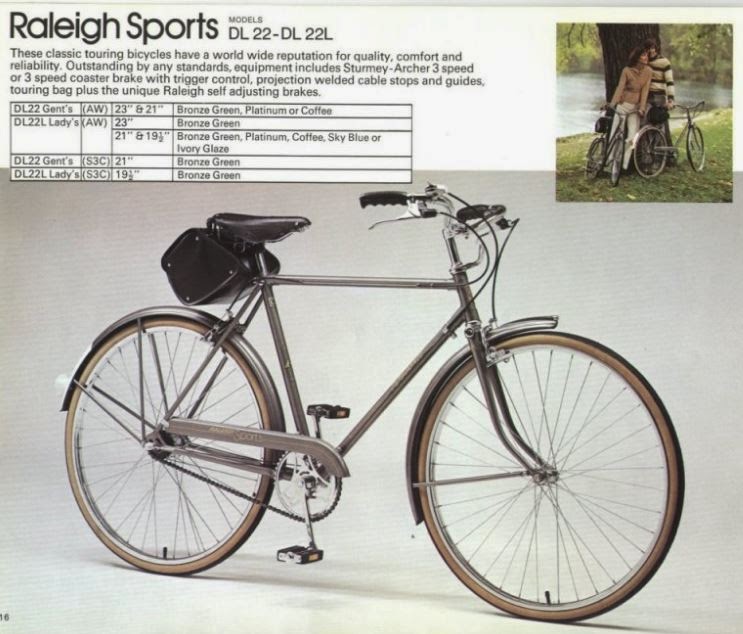 raleigh sport 3 speed