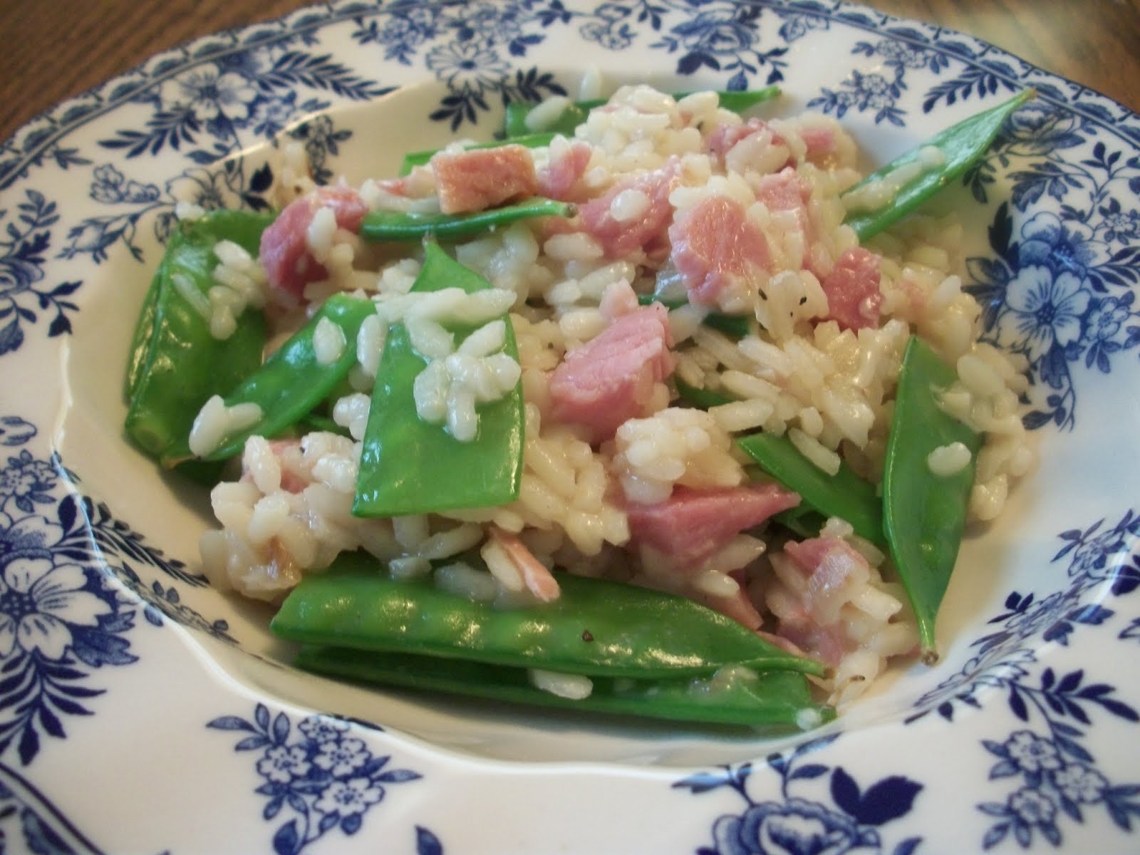 Cook with Sara Ham and Snap Pea Risotto