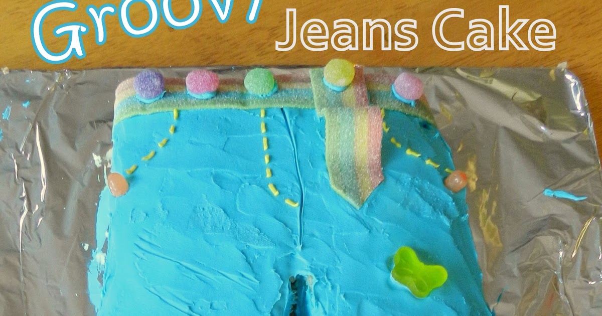 The Baking Bookworm Groovy Jeans Cake