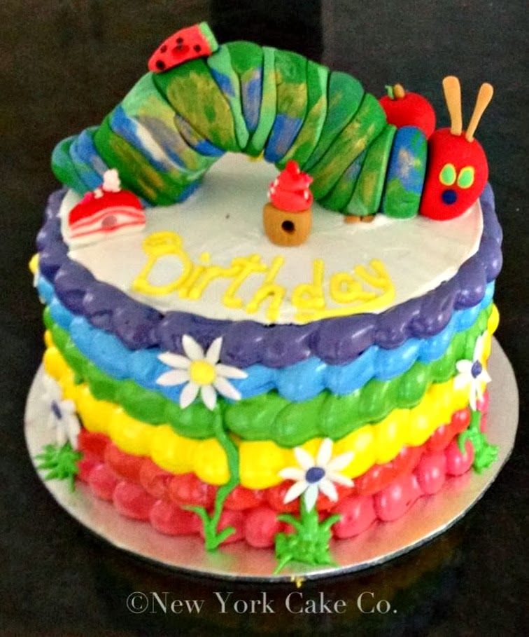 rainbow hungry caterpillar cake