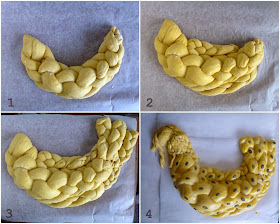 turkey-shaped challah