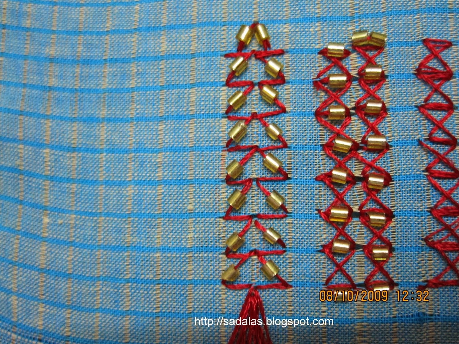 Sadalas embroidery zigzag stitch