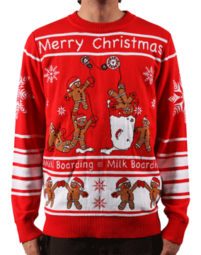 in deference to my idols i wish me a merry christmas la police gear christmas sweaters