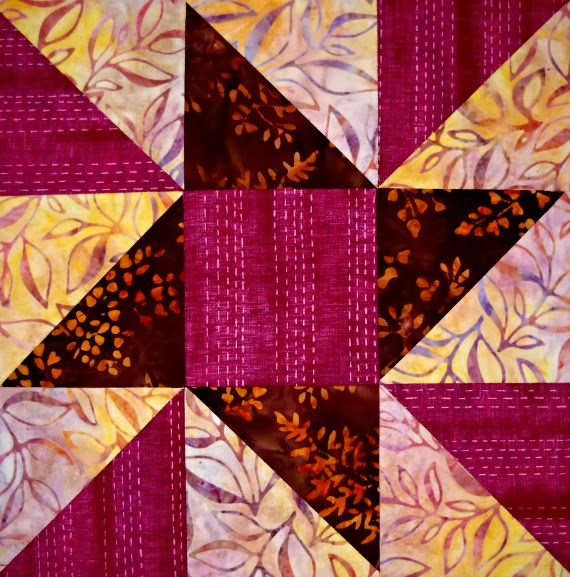 Curlicue Creations Star Quilt Block of the Month Tutorial 8