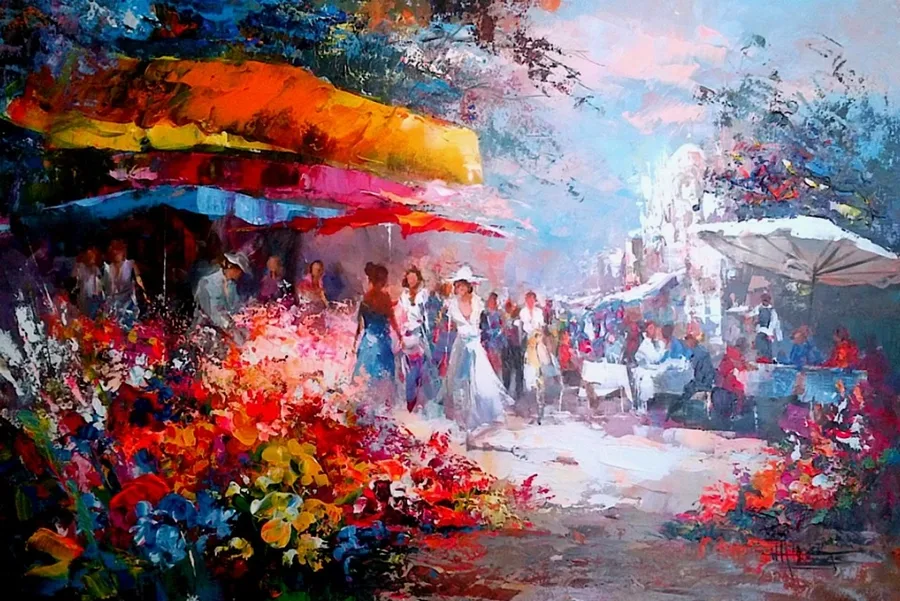 Willem Haenraets 1940 - Hollandaise Impressionist painter