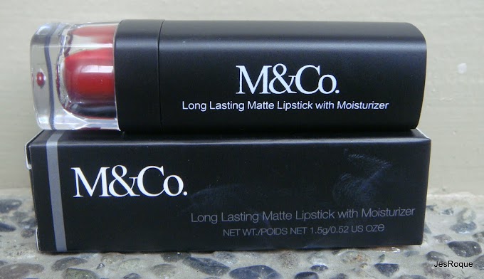 M&Co Long Lasting Matte Lipstick in Brick Red